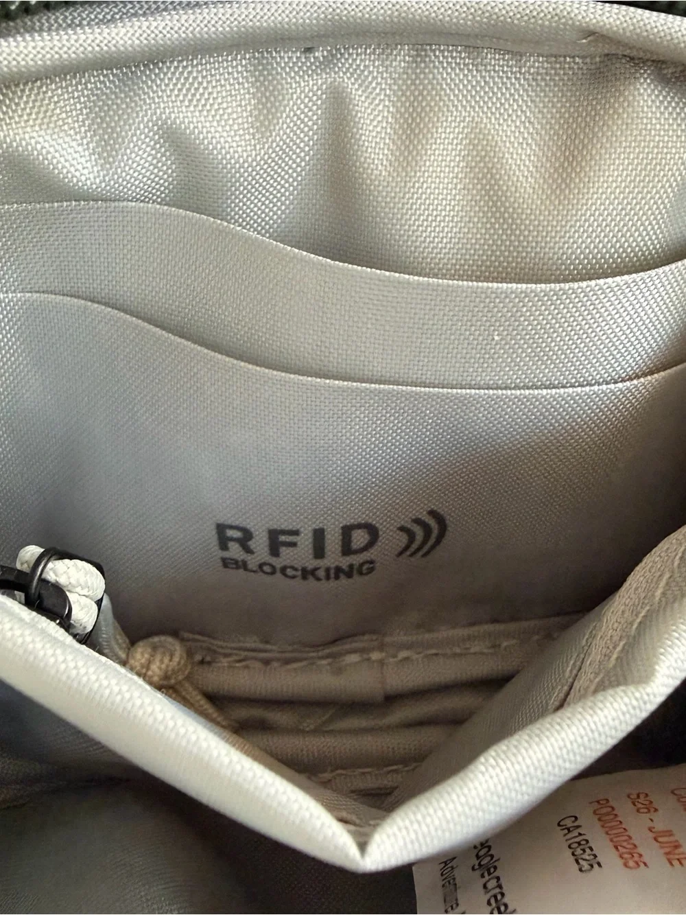 Stash RFID Zip Wallet